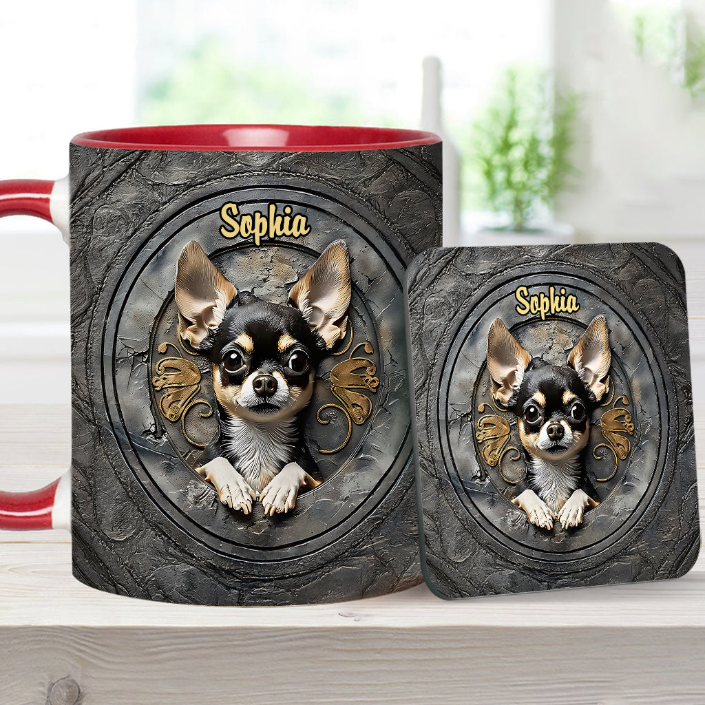 Niedlicher Chihuahua - Personalisierte Tasse mit Chihuahua-Motiv