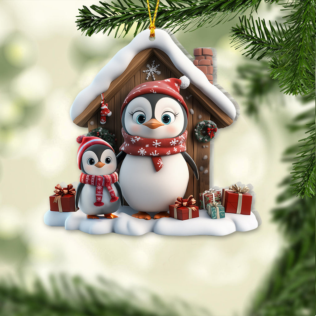 Niedlicher Pinguin-Weihnachtsbaumschmuck – personalisierter Oma-Weihnachtsbaumschmuck