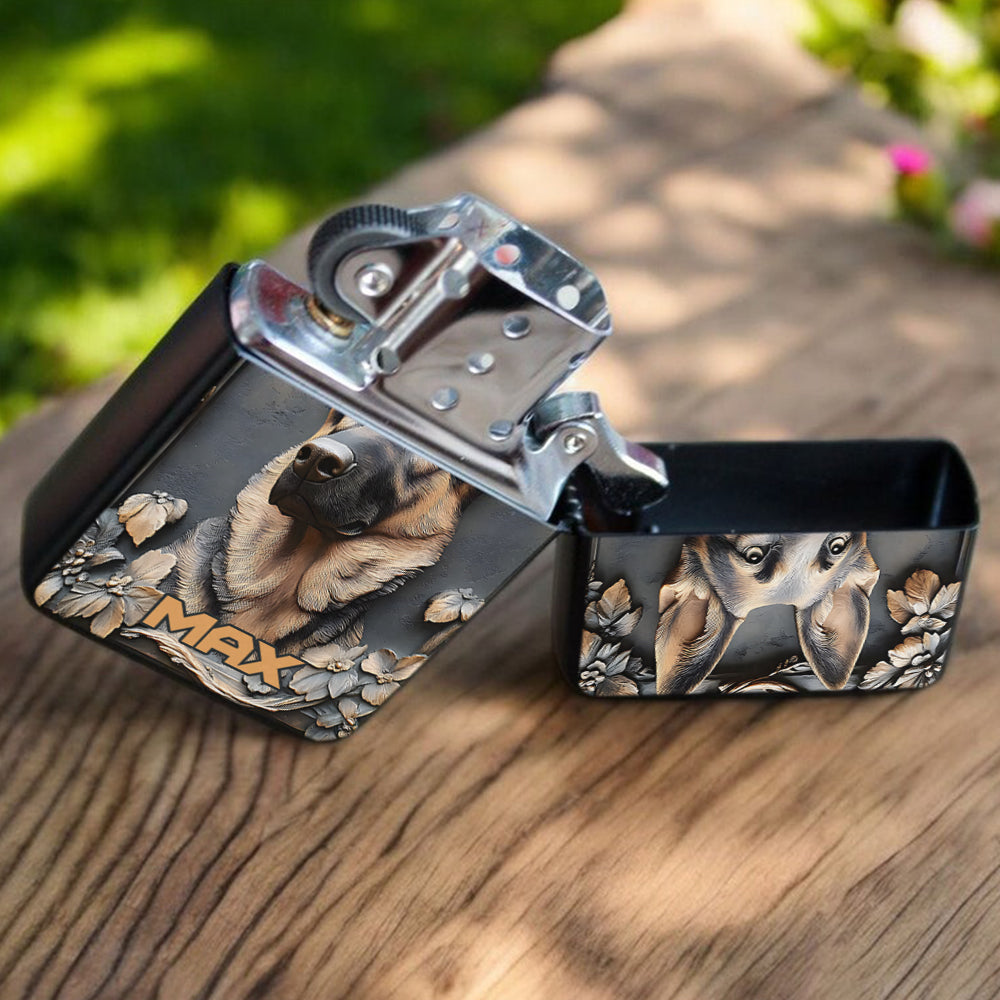 Strong German Shepherd - Personalized Dog Lighter