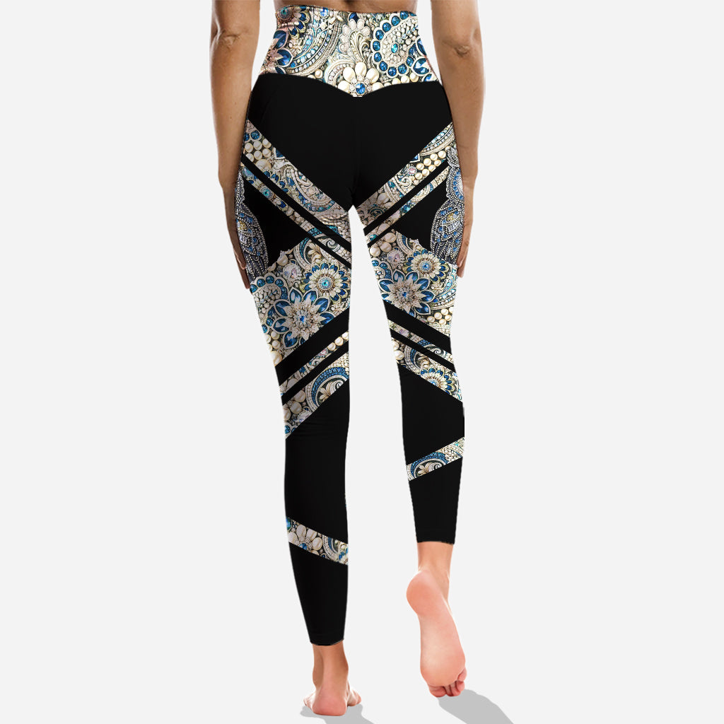 Wunderschöne Eule – Personalisierter Eulen-Hoodie und Leggings