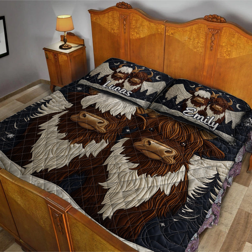 „Du und ich, wir schaffen das“ – personalisiertes Quilt-Set