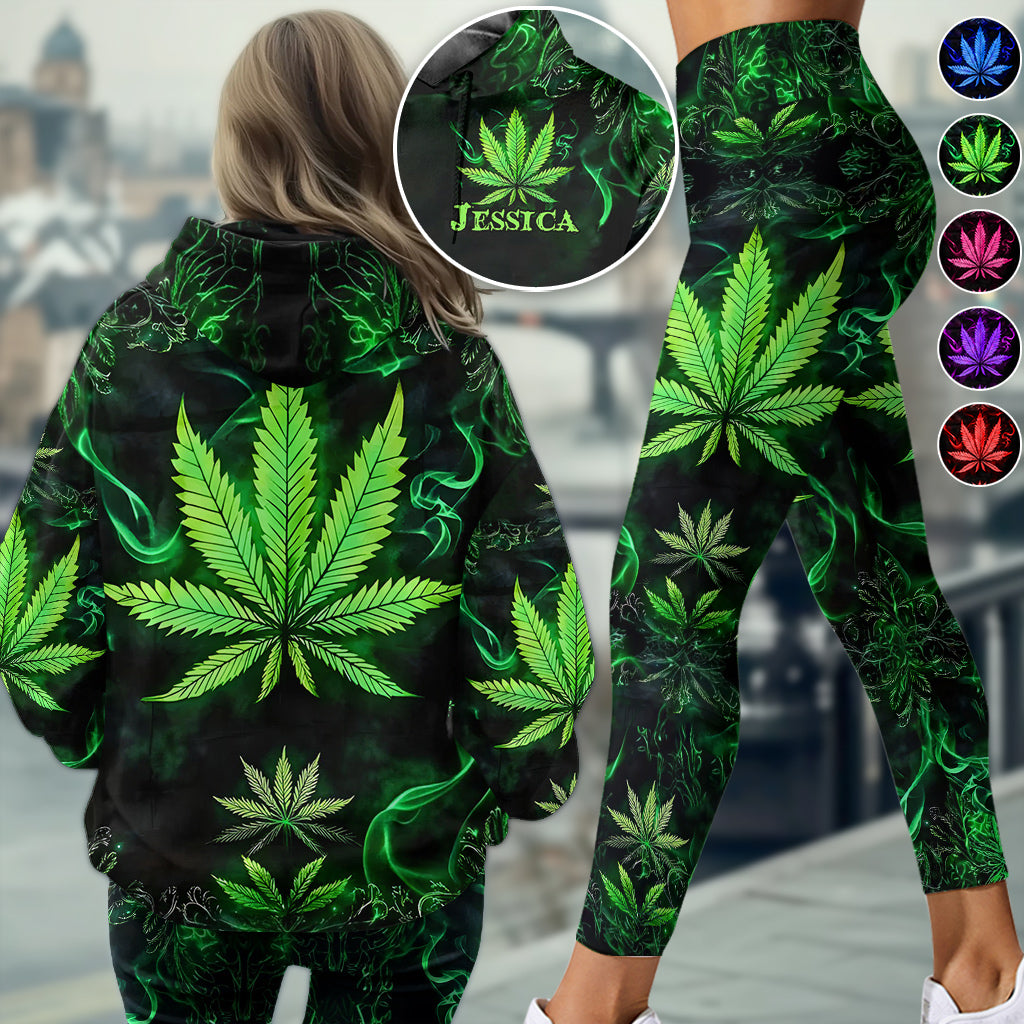 Stoner Chick - Personalized Weed Hoodie and Leggings
