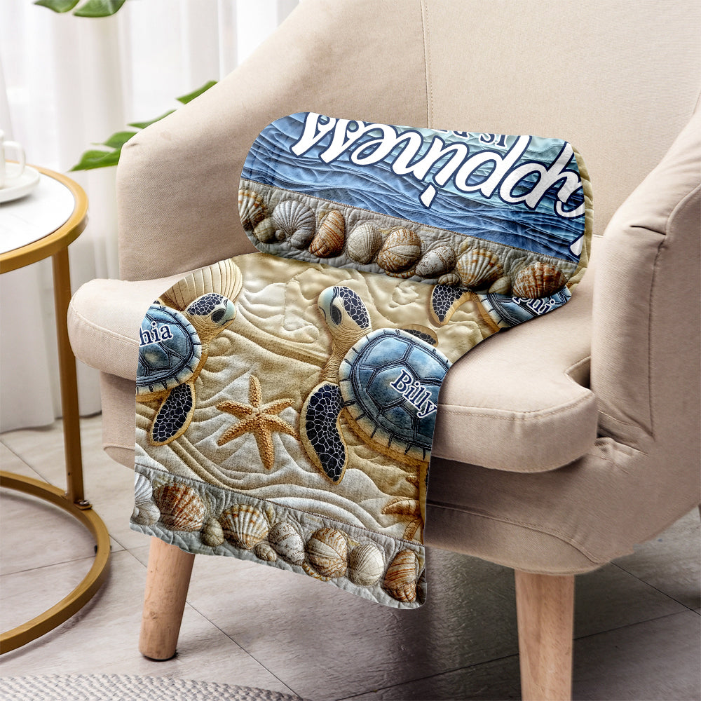 Gesegnet, Oma genannt zu werden – personalisierte Oma-Decke