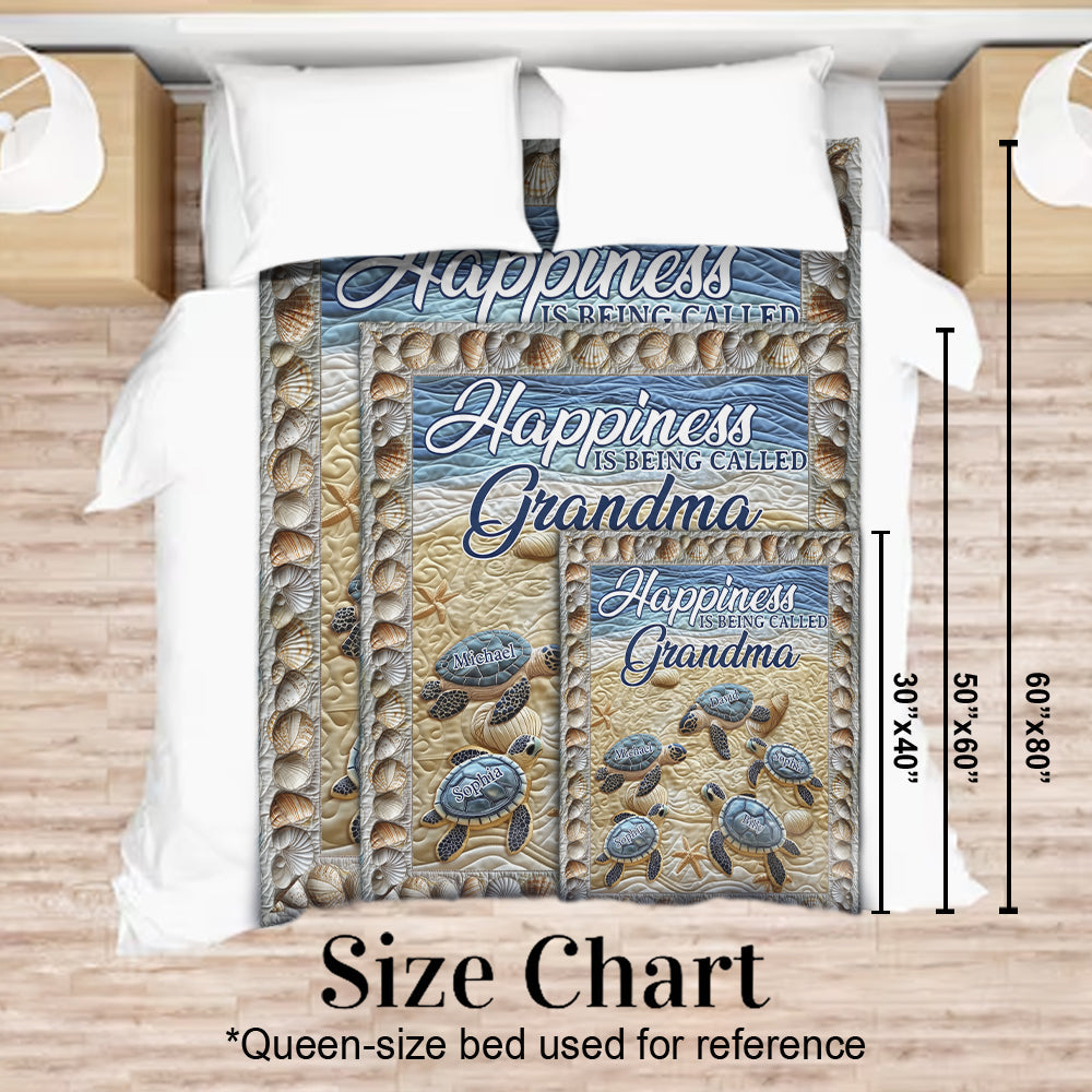 Gesegnet, Oma genannt zu werden – personalisierte Oma-Decke