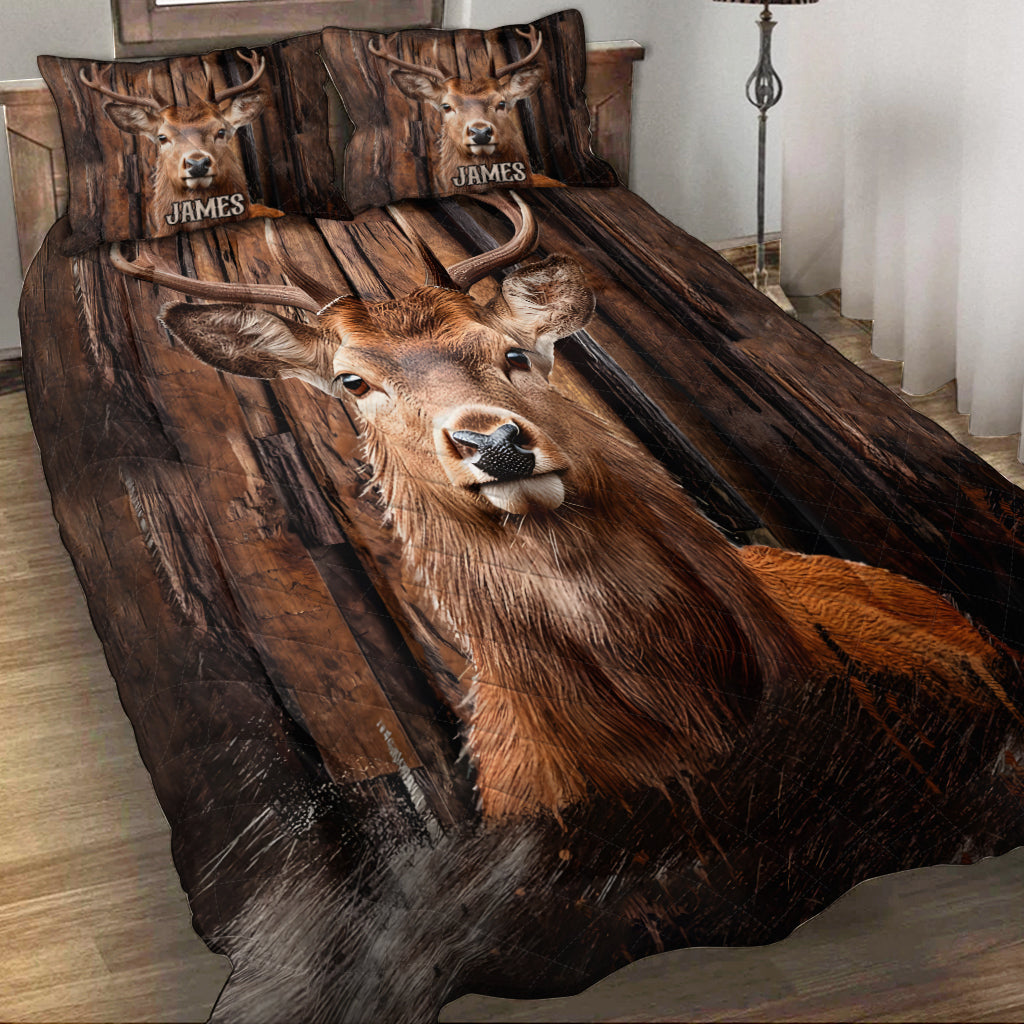 Liebe zur Jagd – Personalisiertes Jagd-Quilt-Set