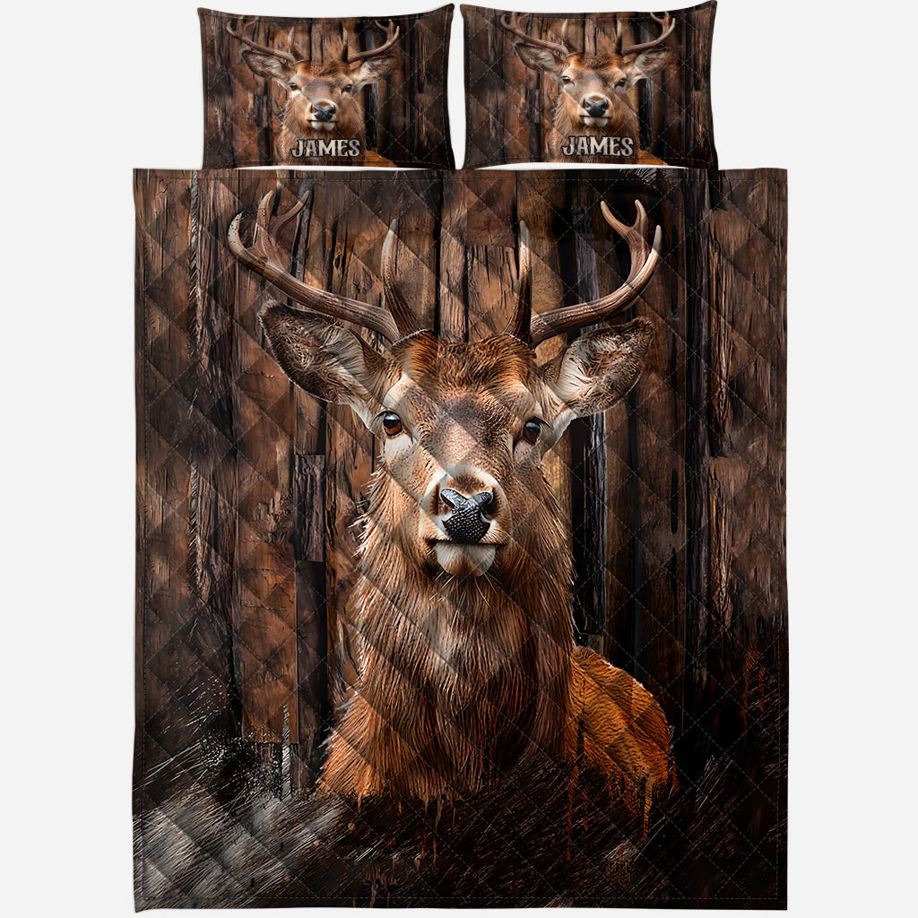 Liebe zur Jagd – Personalisiertes Jagd-Quilt-Set