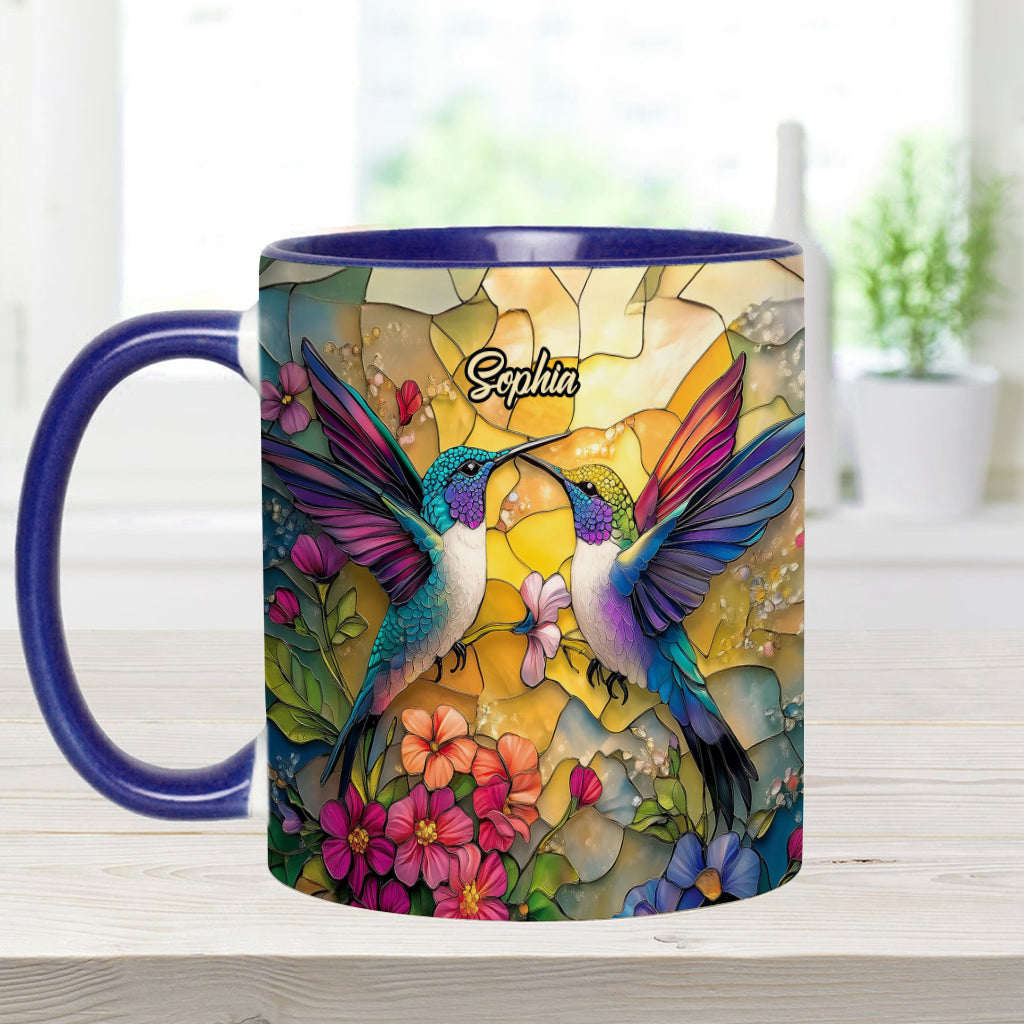 Wunderschöner Kolibri – Personalisierte Tasse mit Kolibri-Motiv