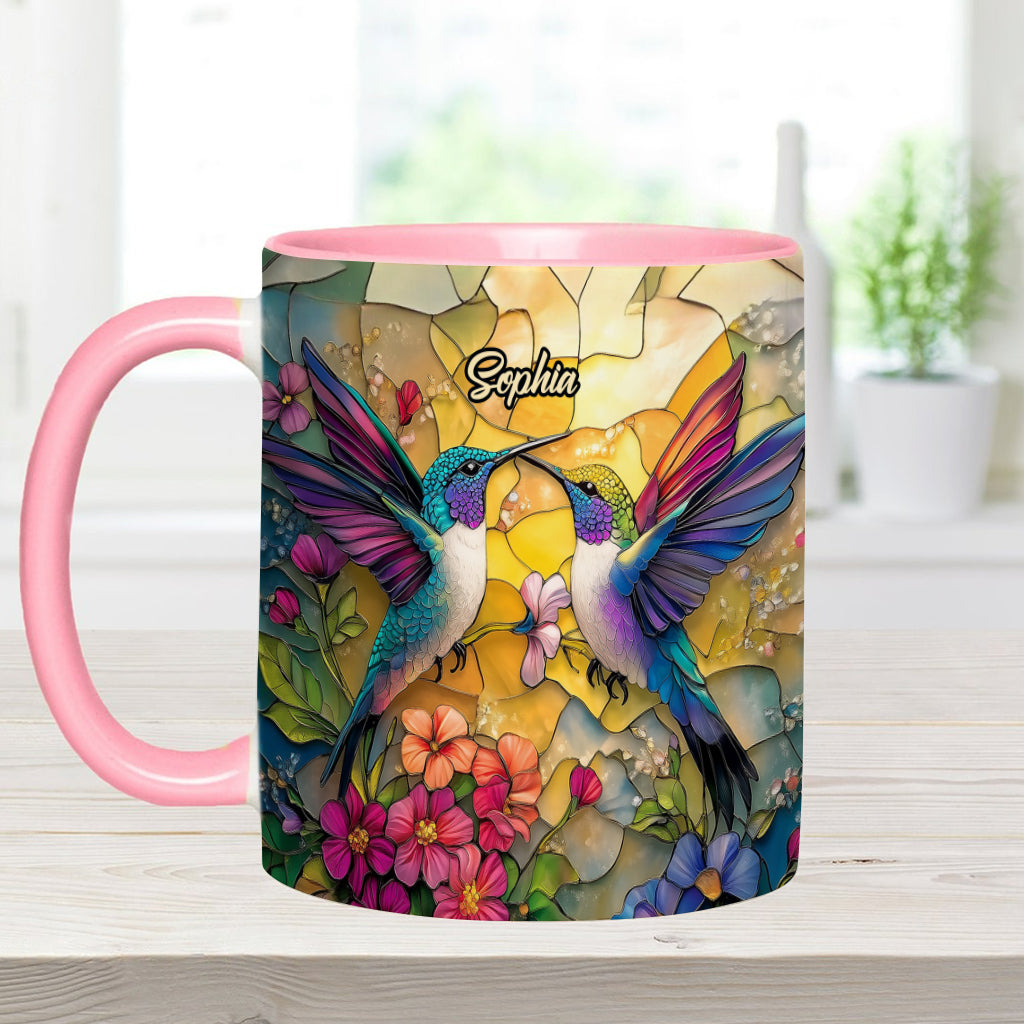 Wunderschöner Kolibri – Personalisierte Tasse mit Kolibri-Motiv