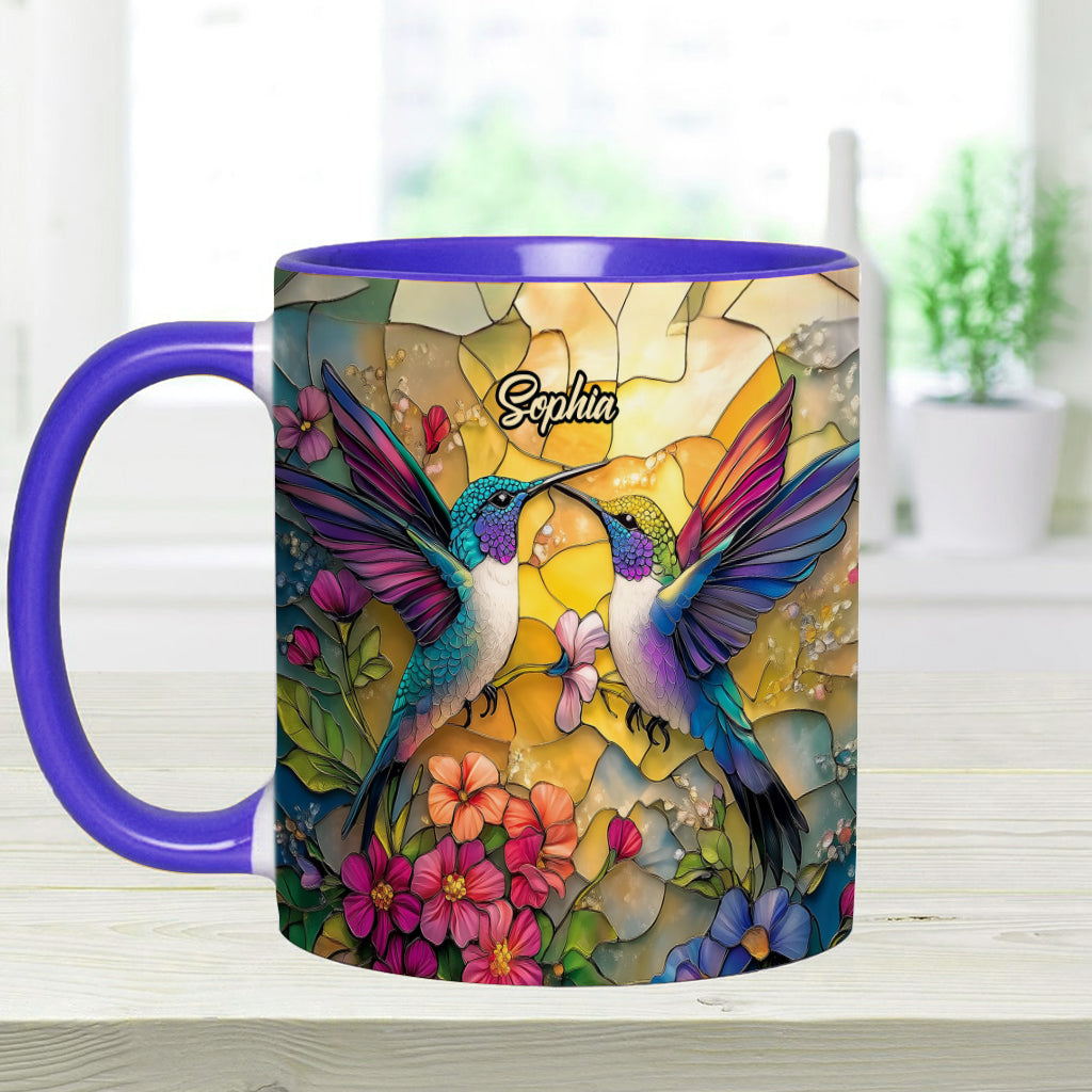 Wunderschöner Kolibri – Personalisierte Tasse mit Kolibri-Motiv