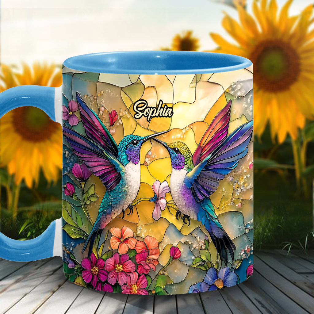 Wunderschöner Kolibri – Personalisierte Tasse mit Kolibri-Motiv