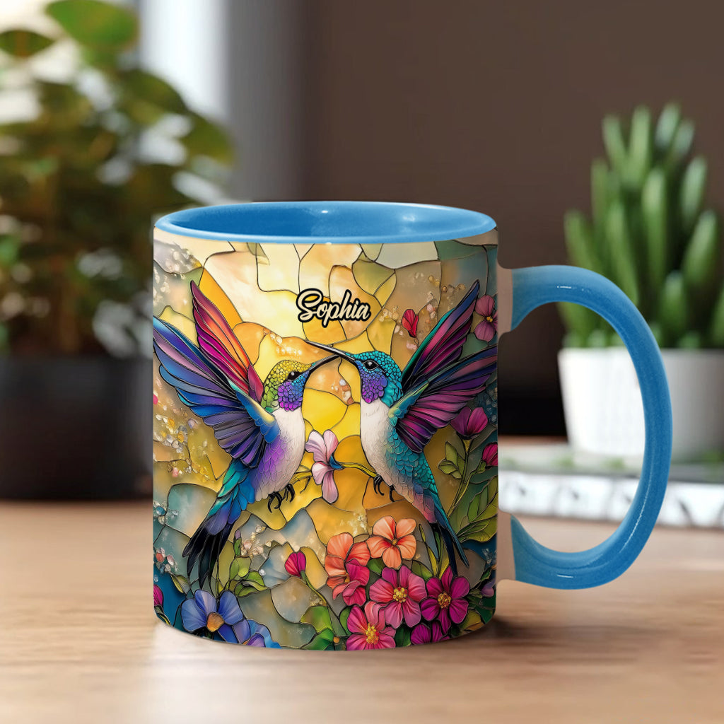 Wunderschöner Kolibri – Personalisierte Tasse mit Kolibri-Motiv