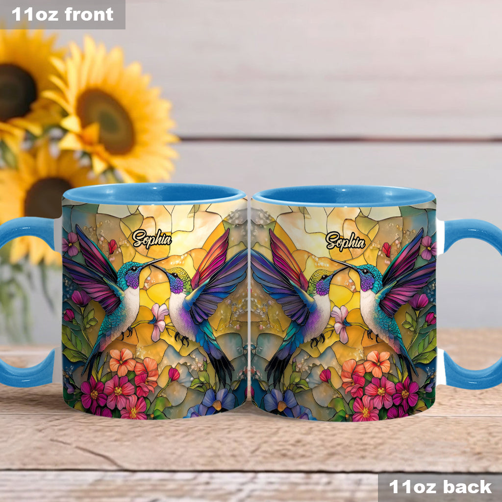 Wunderschöner Kolibri – Personalisierte Tasse mit Kolibri-Motiv