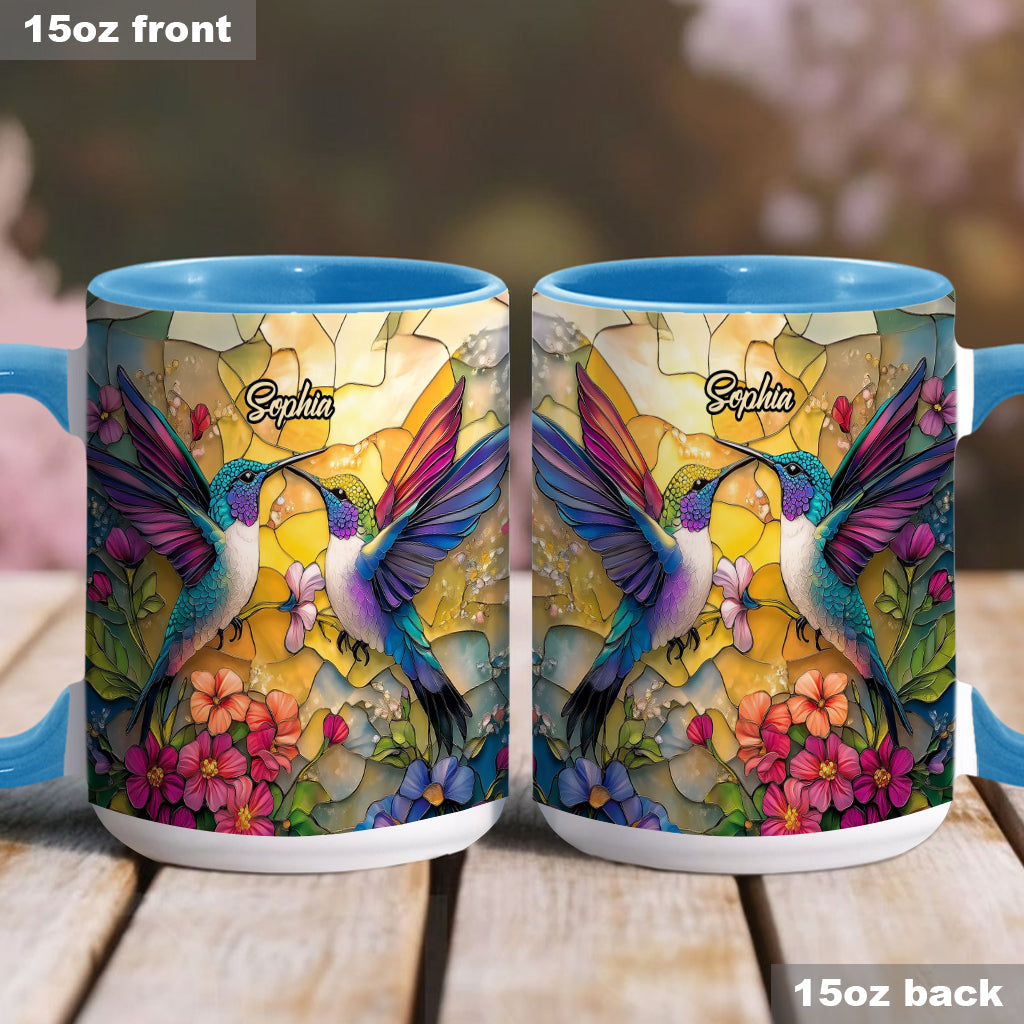 Wunderschöner Kolibri – Personalisierte Tasse mit Kolibri-Motiv