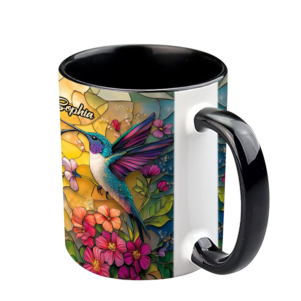 Wunderschöner Kolibri – Personalisierte Tasse mit Kolibri-Motiv