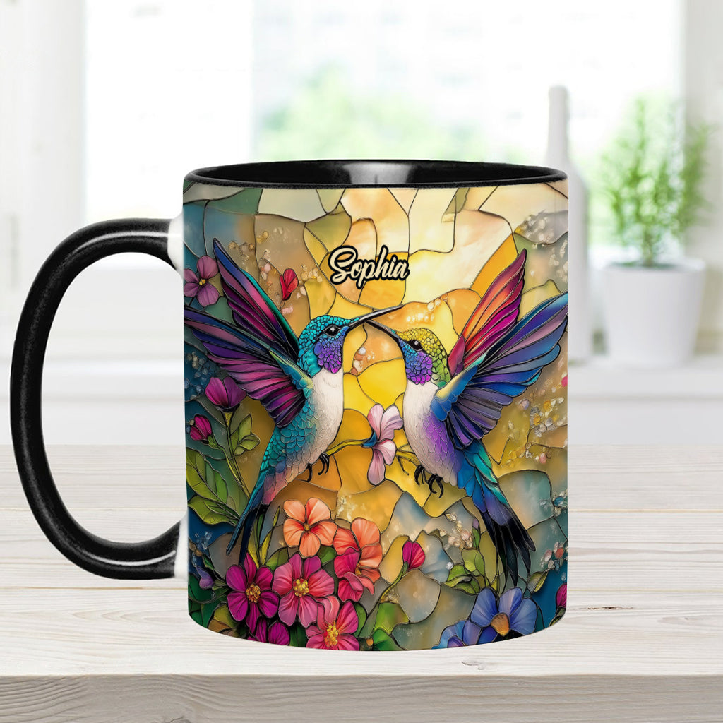 Wunderschöner Kolibri – Personalisierte Tasse mit Kolibri-Motiv