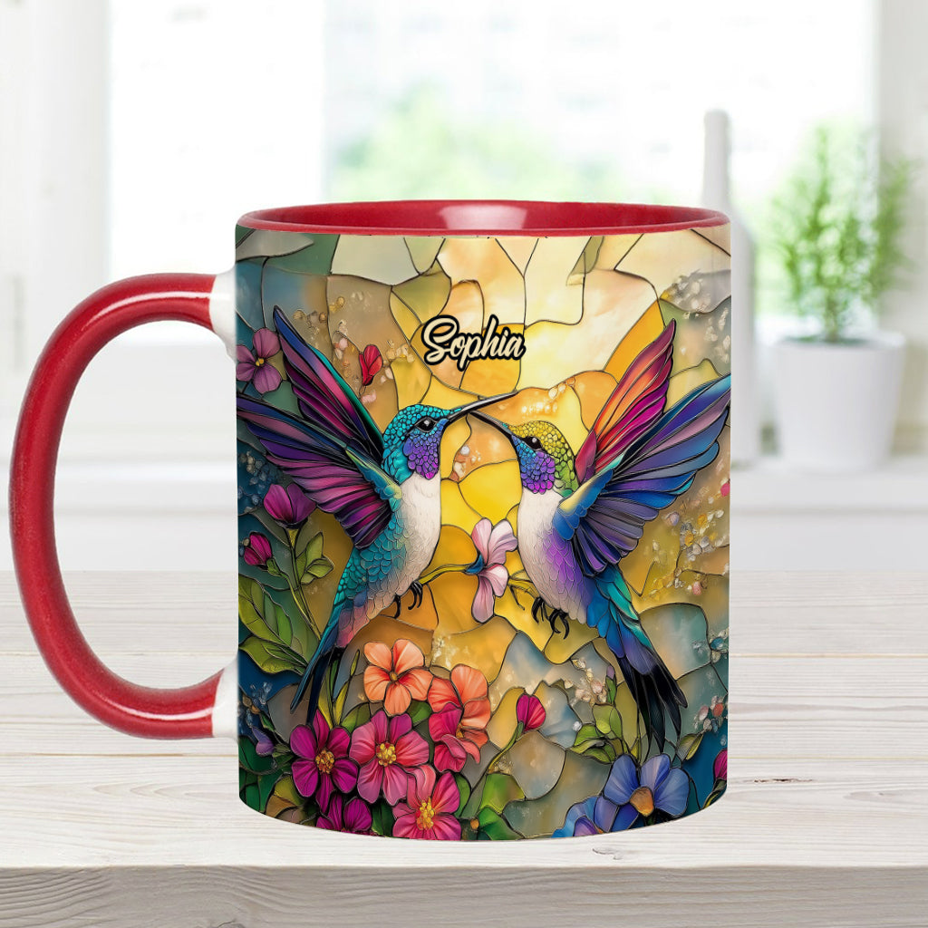 Wunderschöner Kolibri – Personalisierte Tasse mit Kolibri-Motiv