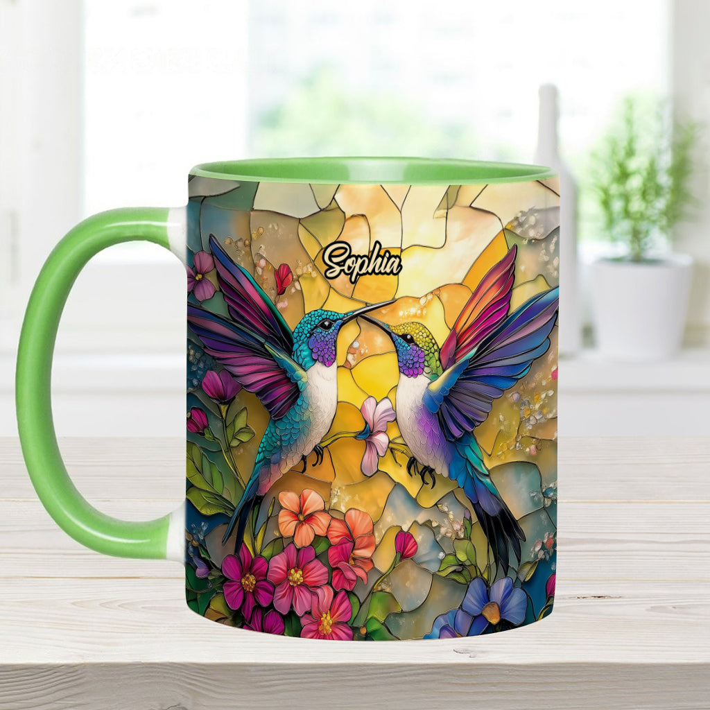 Wunderschöner Kolibri – Personalisierte Tasse mit Kolibri-Motiv
