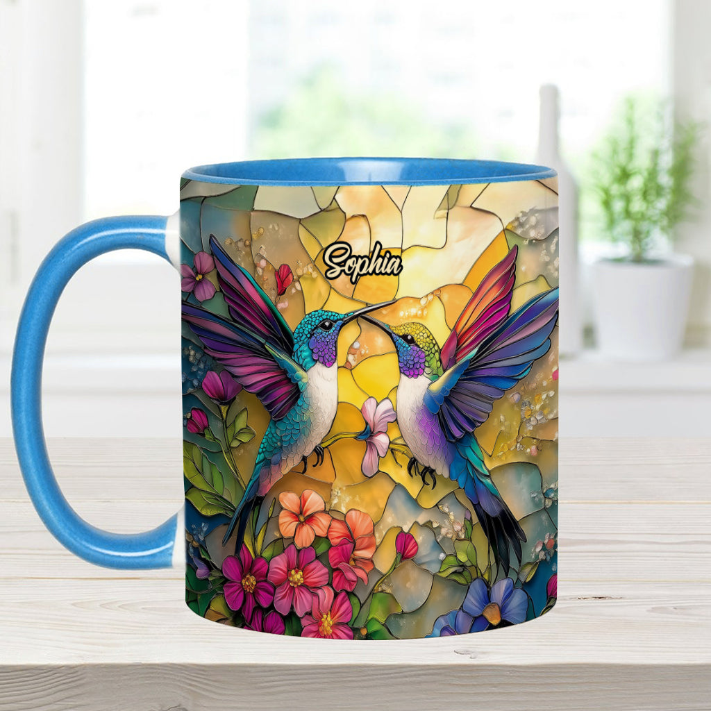 Wunderschöner Kolibri – Personalisierte Tasse mit Kolibri-Motiv