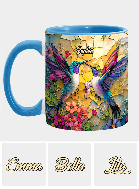 Wunderschöner Kolibri – Personalisierte Tasse mit Kolibri-Motiv