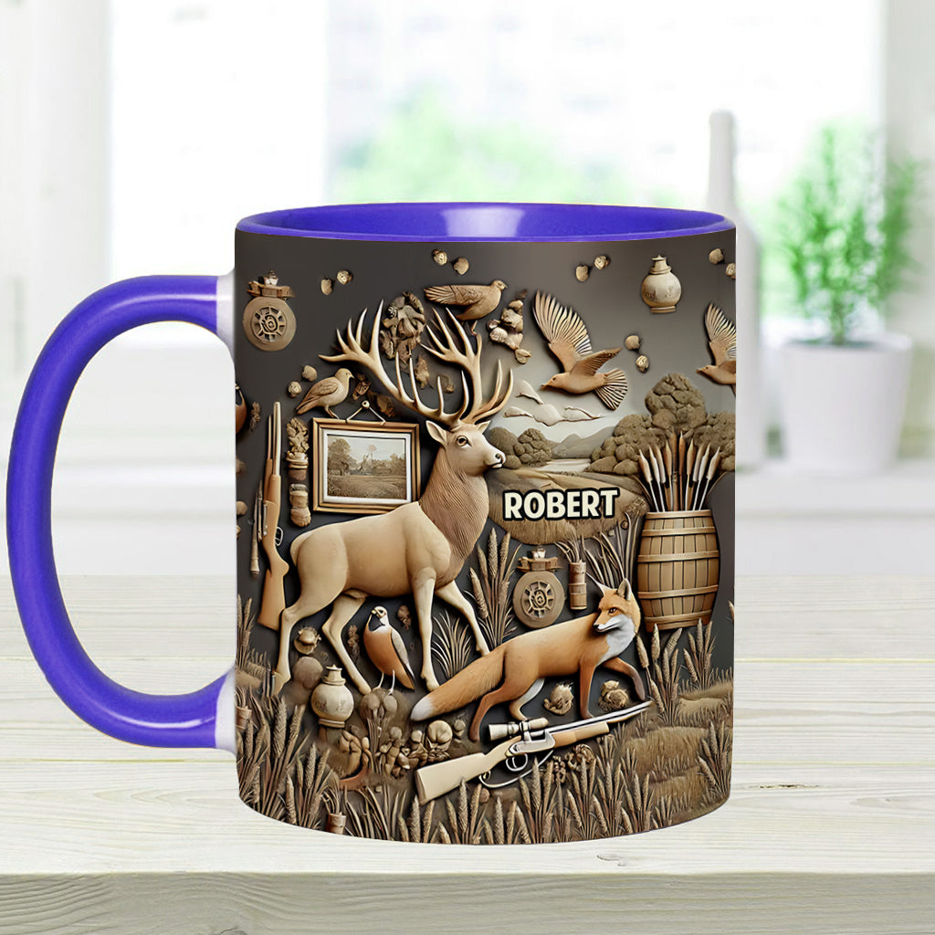 Silent Night - Personalized Hunting Accent Mug