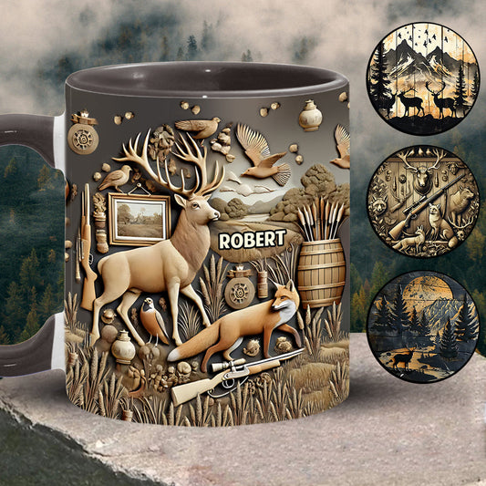 Silent Night - Personalized Hunting Accent Mug