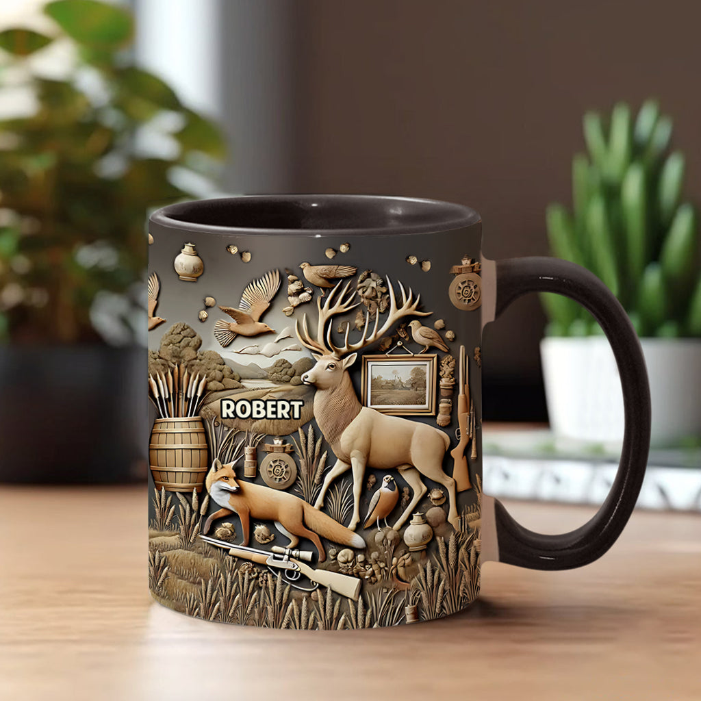 Silent Night - Personalized Hunting Accent Mug