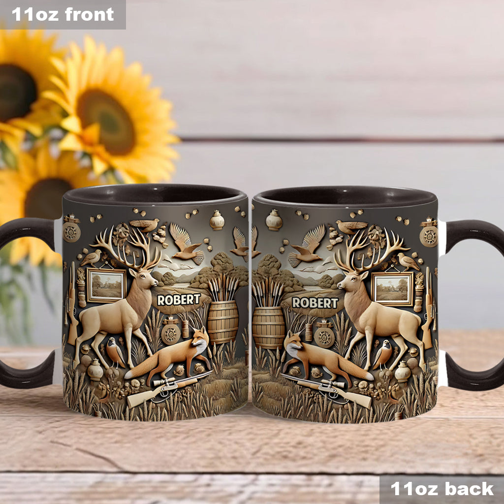 Silent Night - Personalized Hunting Accent Mug