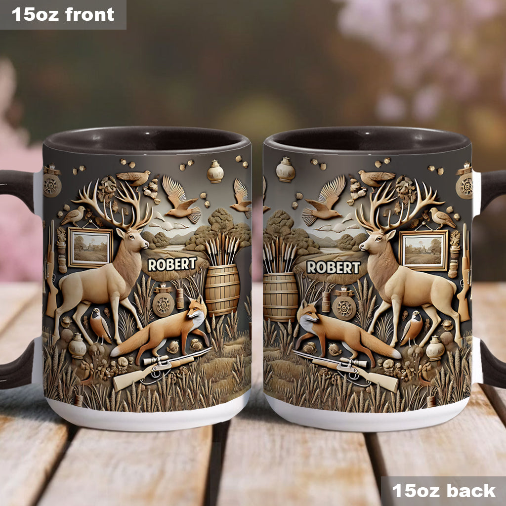 Silent Night - Personalized Hunting Accent Mug