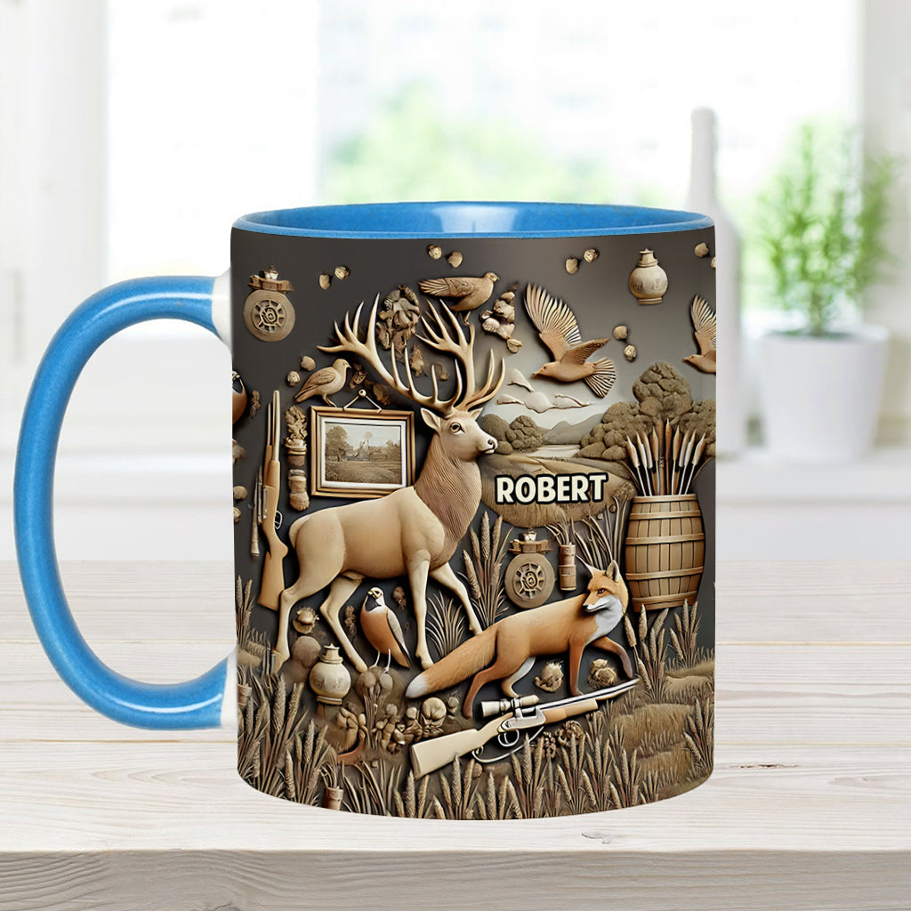 Silent Night - Personalized Hunting Accent Mug