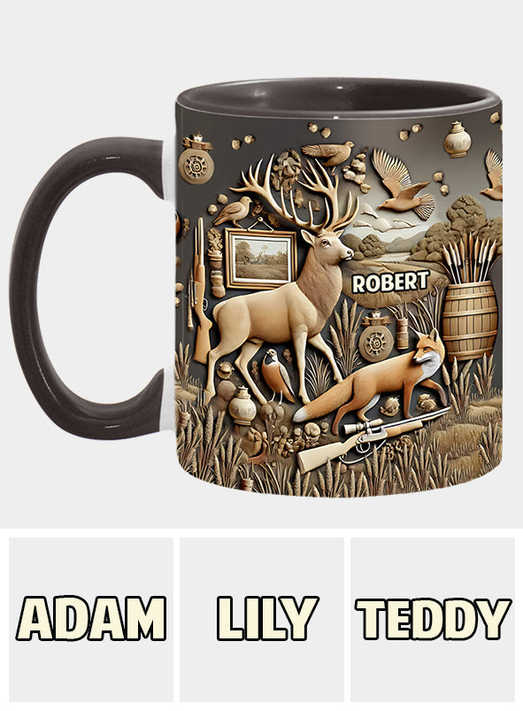 Silent Night - Personalized Hunting Accent Mug