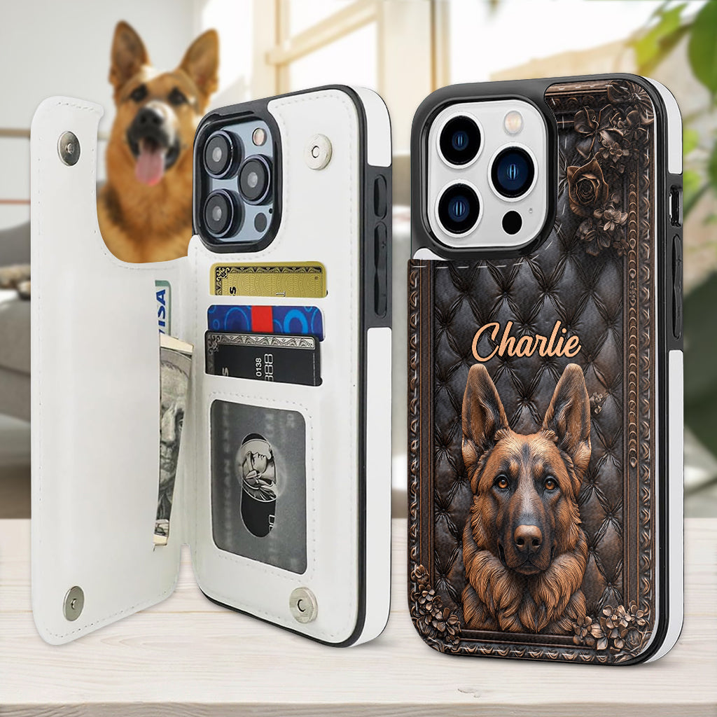 German Shepherd Lover - Personalized Dog Foldable Wallet Phone Case