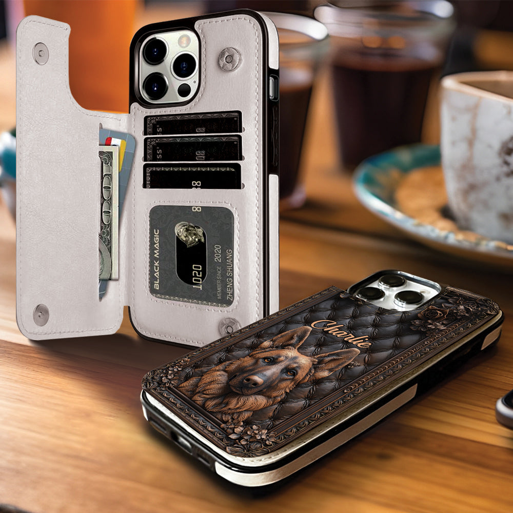 German Shepherd Lover - Personalized Dog Foldable Wallet Phone Case