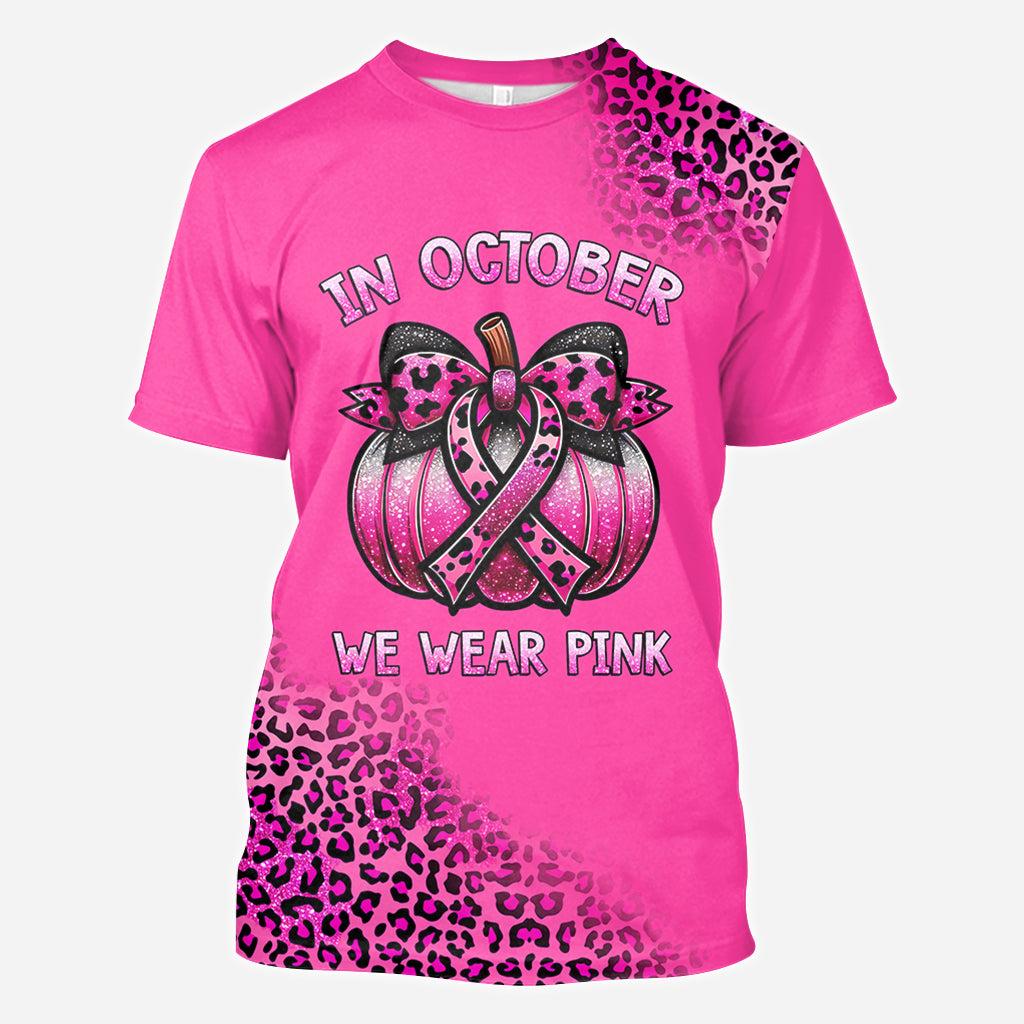 Im Oktober tragen wir Pink – T-Shirt zur Sensibilisierung für Brustkrebs