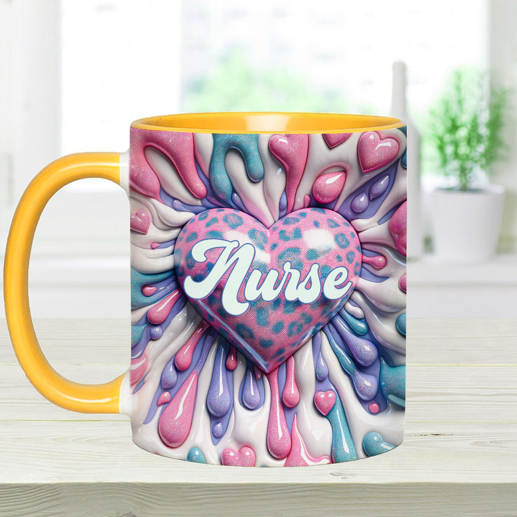 Ich liebe meinen Job – Personalisierte Tasse mit Kollegenakzent