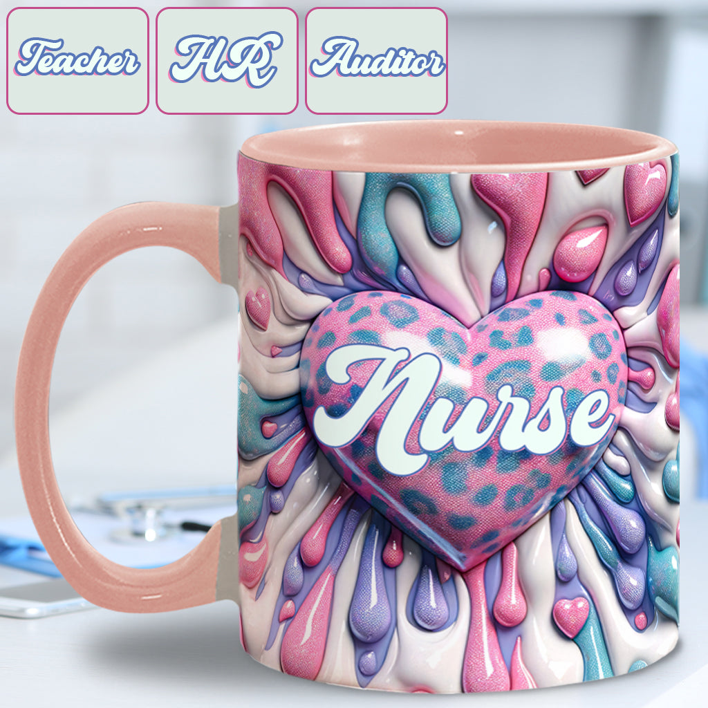 Ich liebe meinen Job – Personalisierte Tasse mit Kollegenakzent
