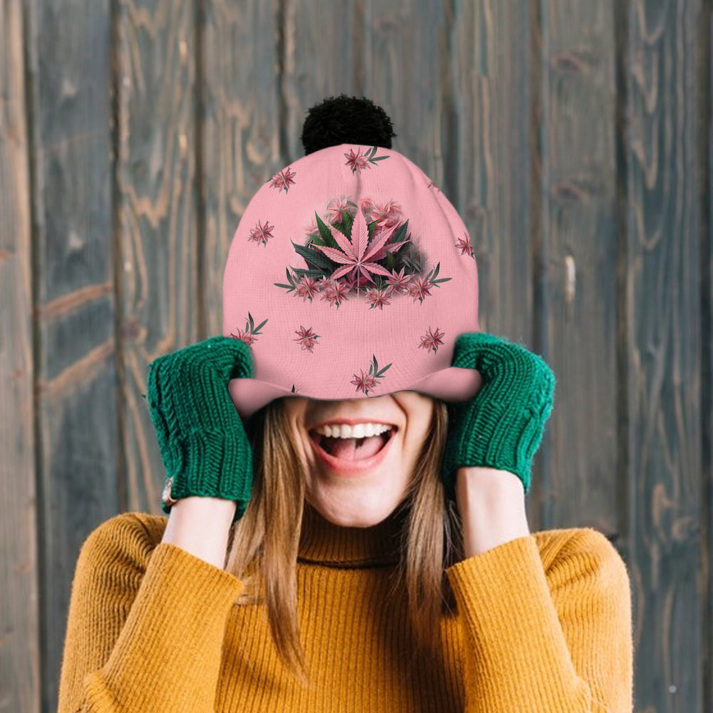Pink Stoner - Personalized Weed Beanie Hat