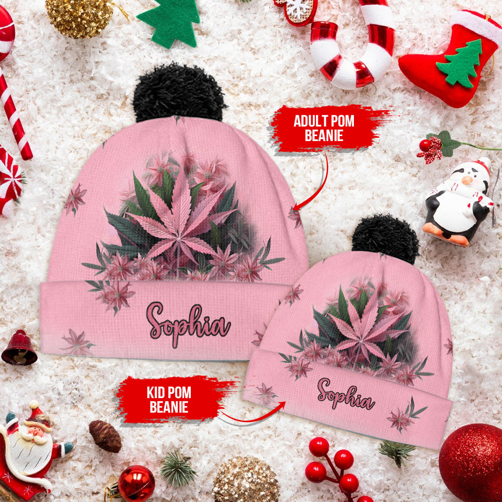 Pink Stoner - Personalized Weed Beanie Hat