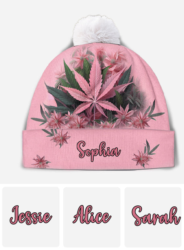 Pink Stoner - Personalized Weed Beanie Hat