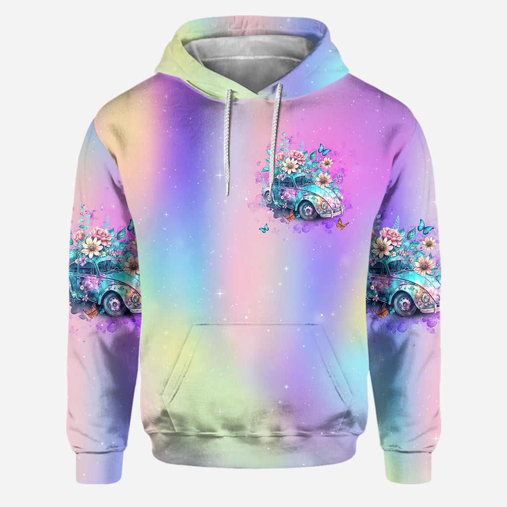 Gegen den Wind laufen – Personalisierter Hippie-Hoodie und Leggings