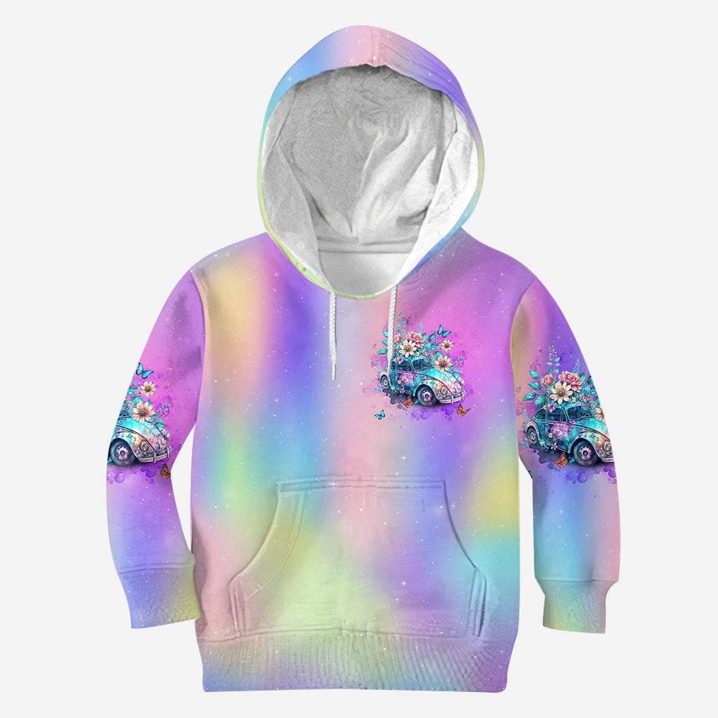 Gegen den Wind laufen – Personalisierter Hippie-Hoodie und Leggings