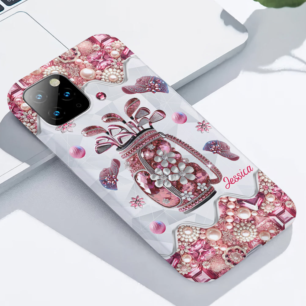 Just A Girl Who Loves Golf - Personalized Golf Full Print Phone Case