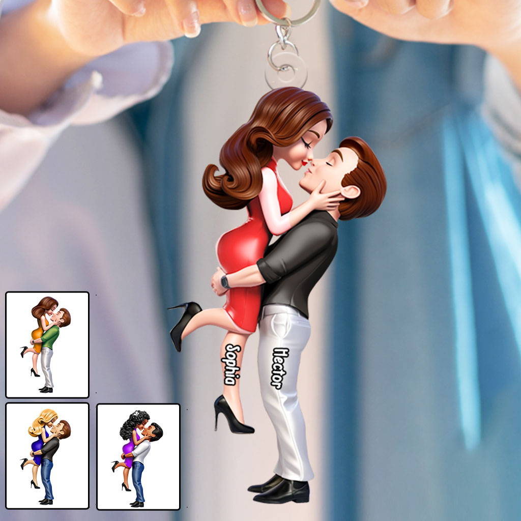 Ich liebe dich – Personalisierter Schlüsselanhänger für Paare