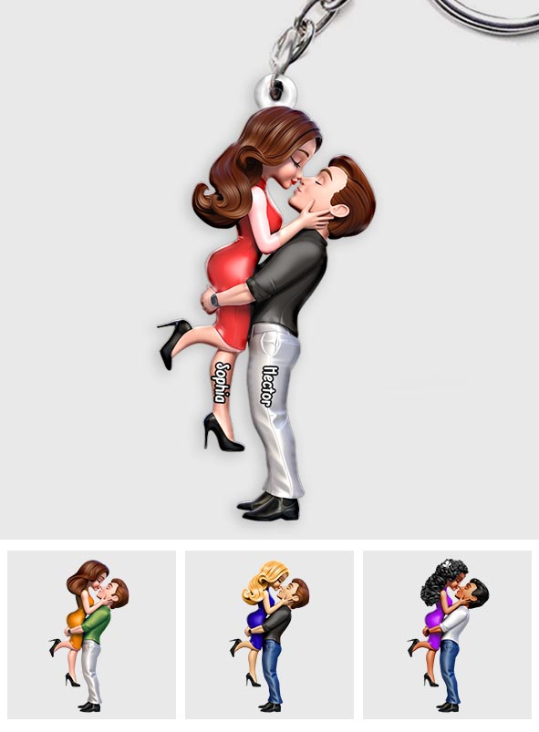 Ich liebe dich – Personalisierter Schlüsselanhänger für Paare