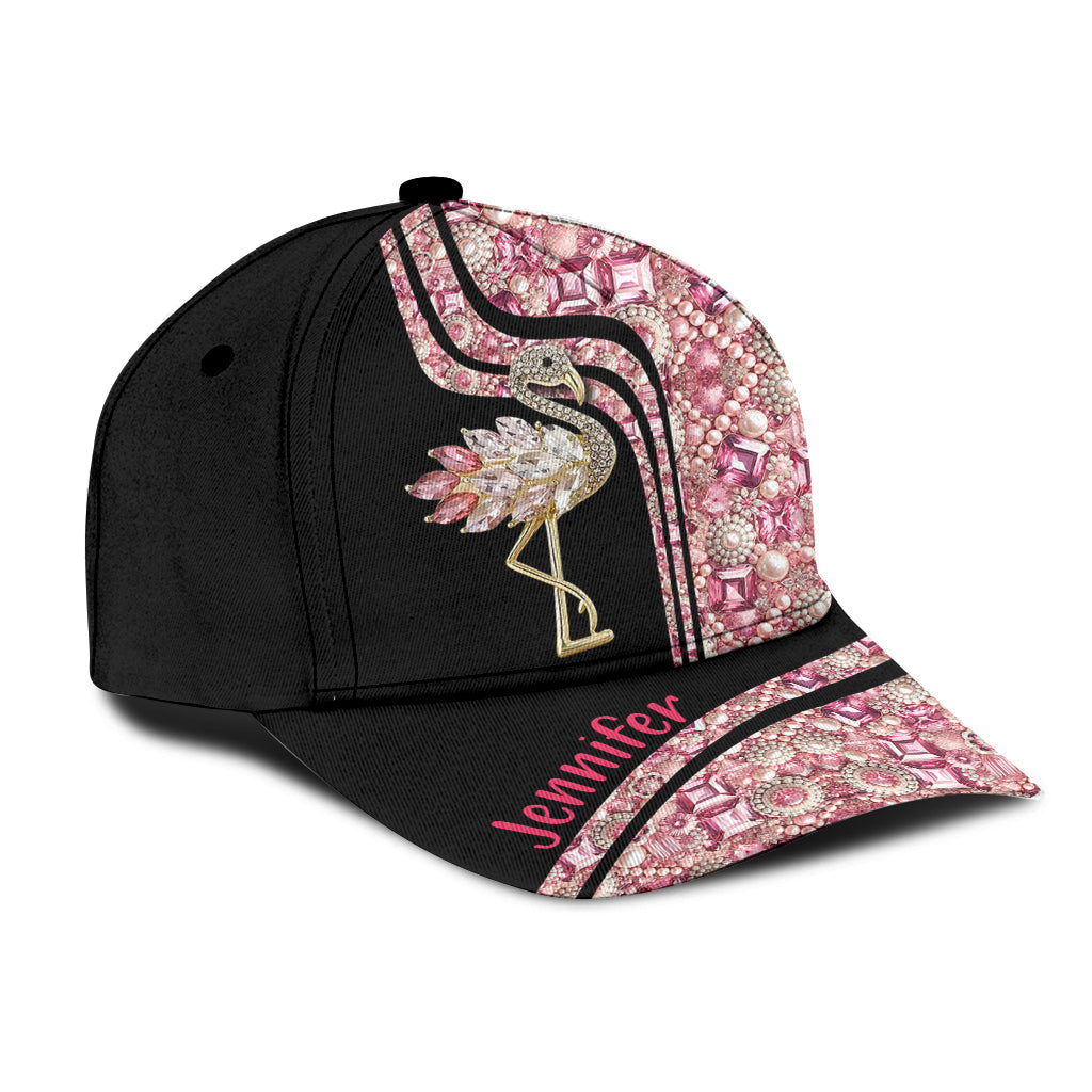 Flamingos lieben – Personalisierte Flamingo Classic Kappe