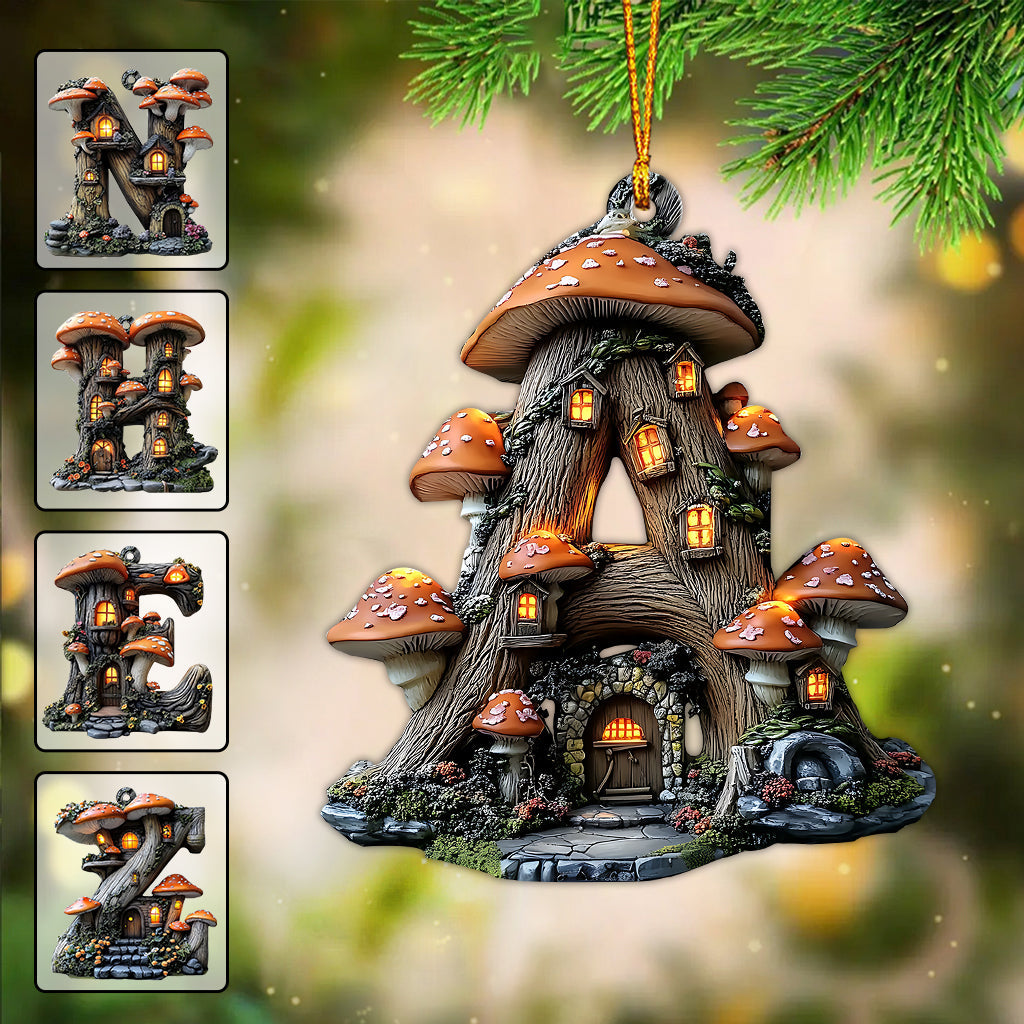 Buchstabe des Feengarten-Alphabets – Personalisierte Gartendekoration