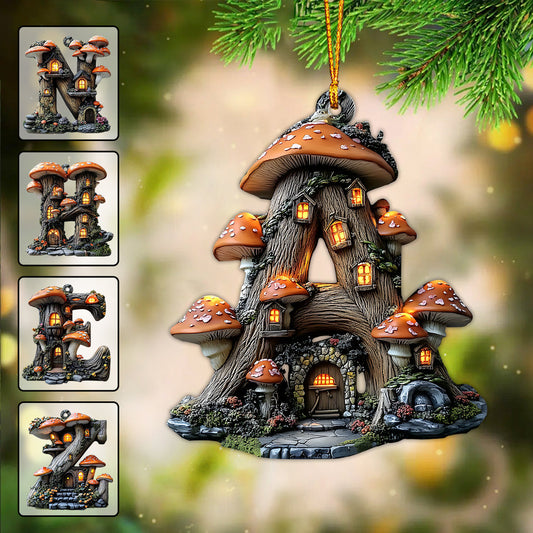 Buchstabe des Feengarten-Alphabets – Personalisierte Gartendekoration