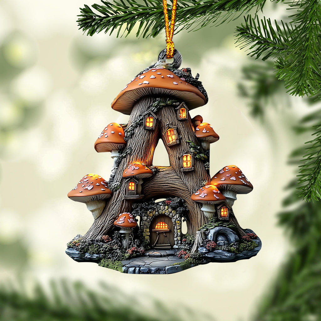 Buchstabe des Feengarten-Alphabets – Personalisierte Gartendekoration