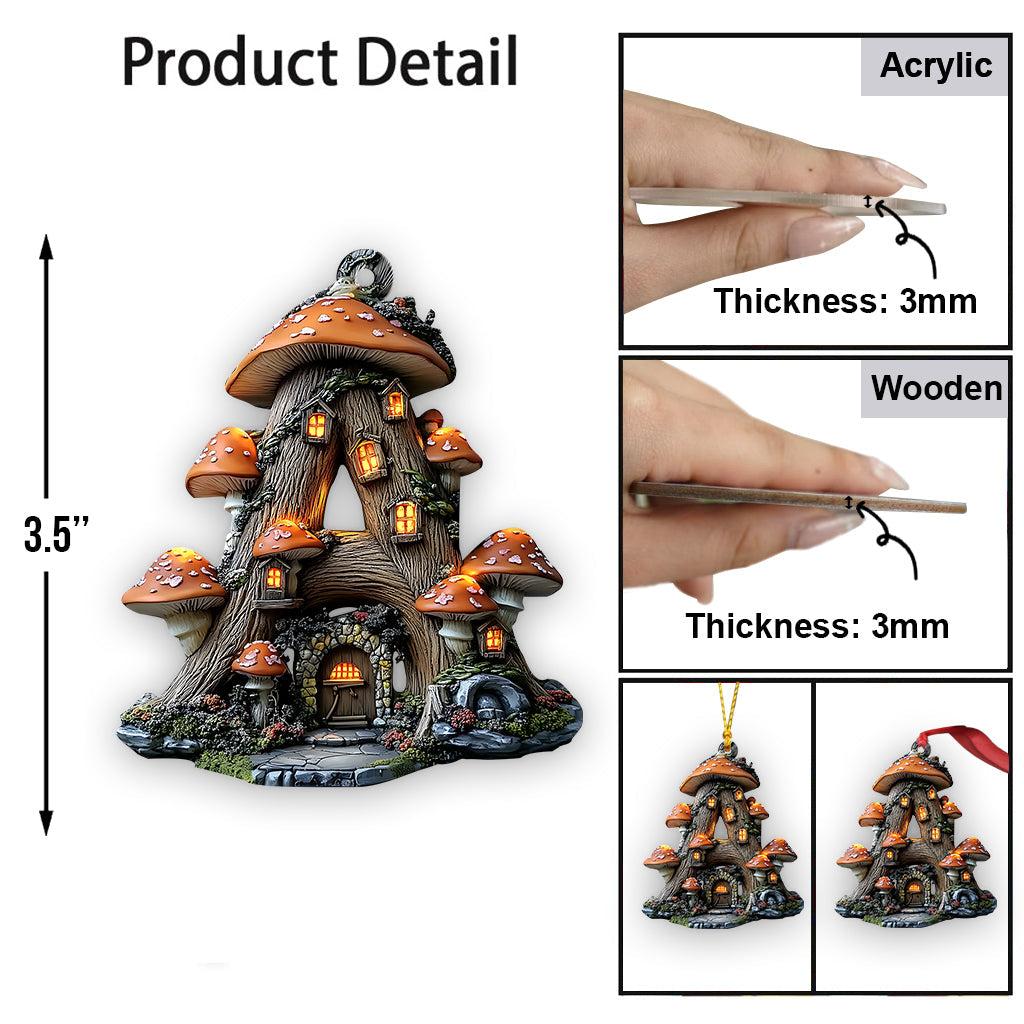 Buchstabe des Feengarten-Alphabets – Personalisierte Gartendekoration