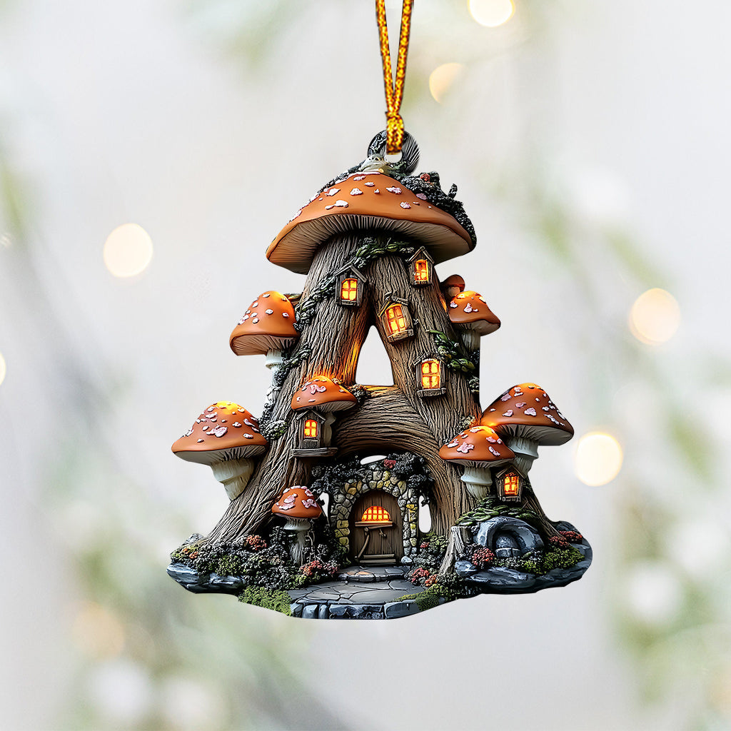 Buchstabe des Feengarten-Alphabets – Personalisierte Gartendekoration