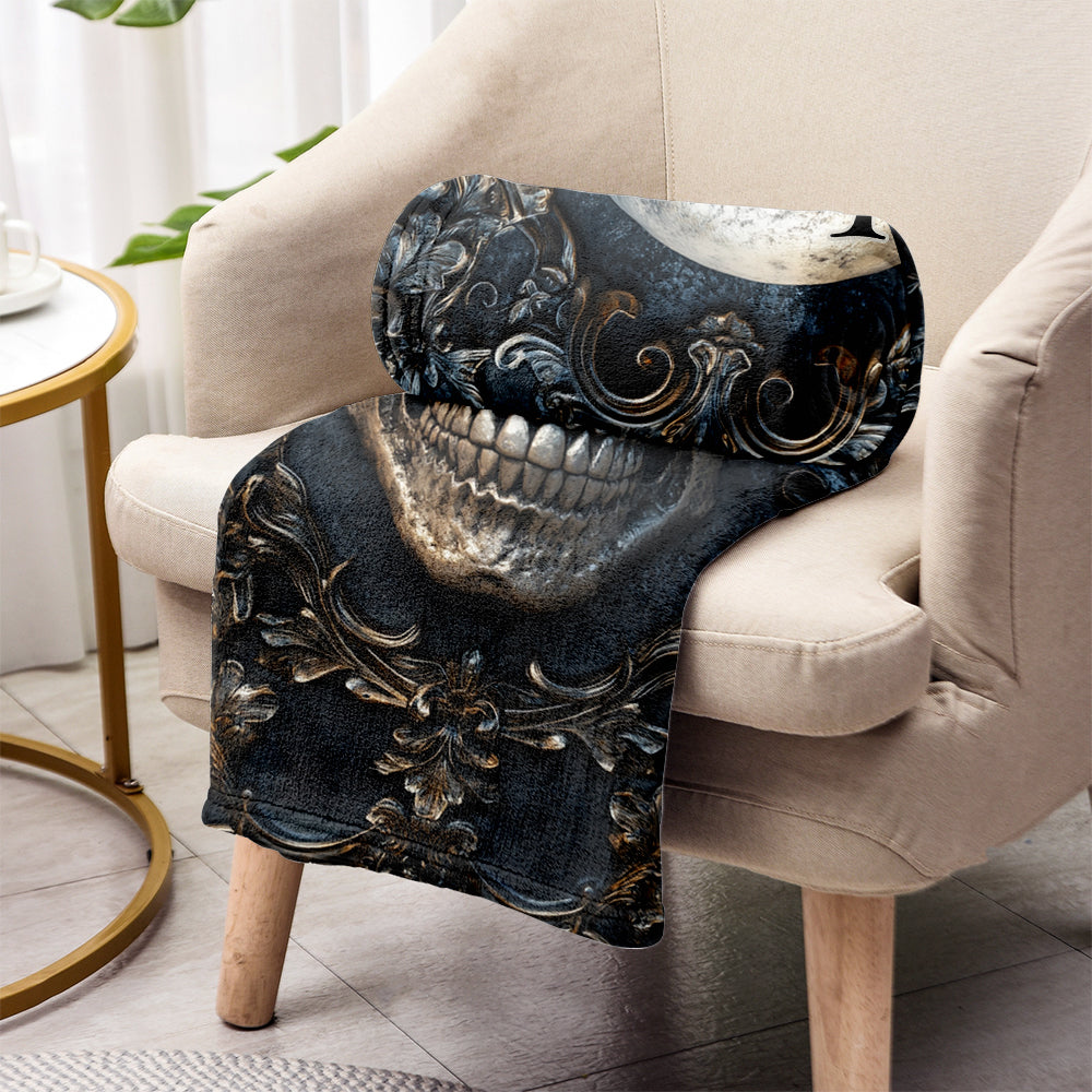 Awesome Skull - Personalized Skull Blanket